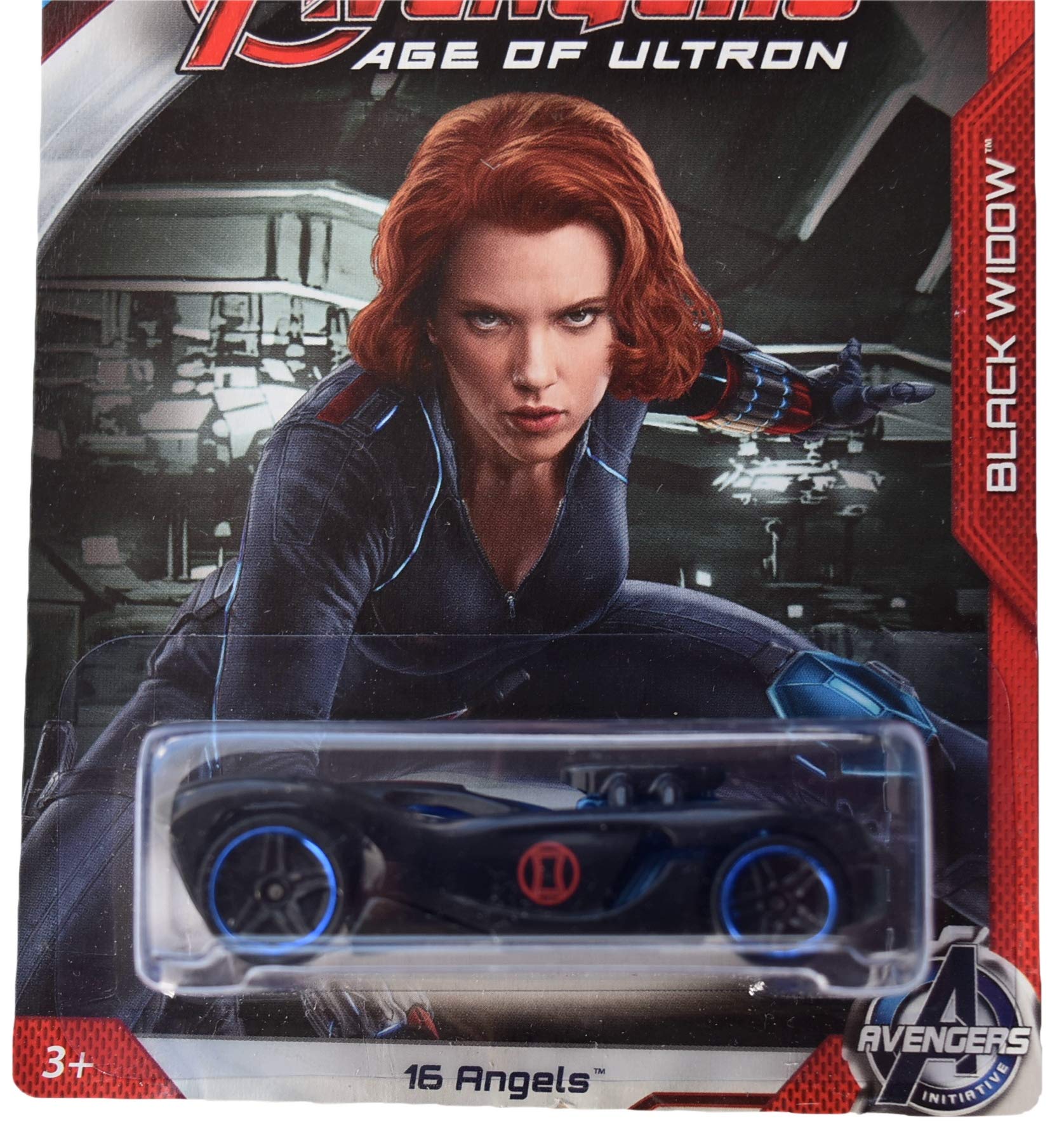Amazon.com: Hot Wheels Black Widow 16 Angels 8/8, Black: Avengers
